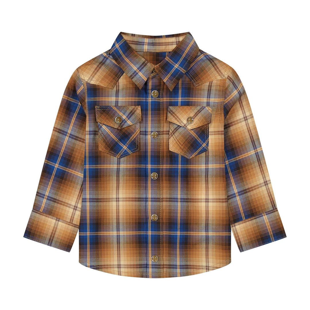 Wrangler® Baby Boy Long Sleeve Shirt - Brown - 112384755