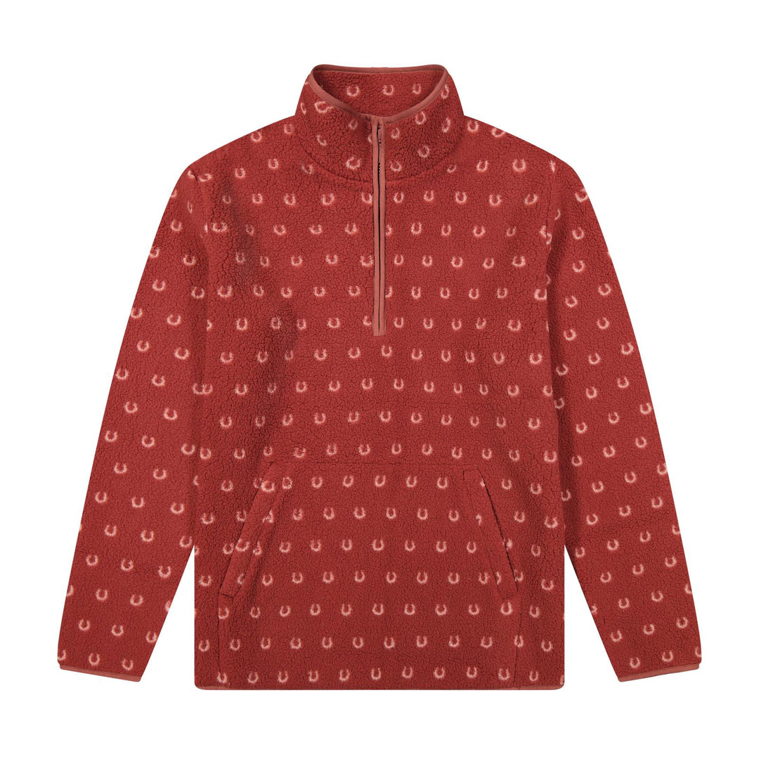 Wrangler Retro® Americana Sherpa 1/4 Zip Pullover - Rose - 112385334