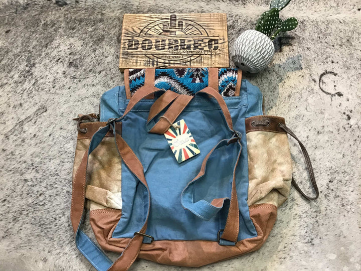Backpack Upcycled Canvas Ladies Bag Backpack Women's american darling