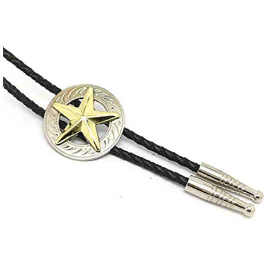 Texas Ranger Cowboy Bolo Tie Necklace bolo Accessory Bolo costume jewelry Men's Women's SimpleNGreat
