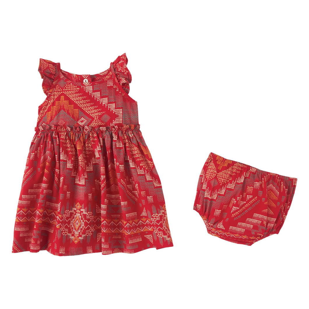 Wrangler® Baby Girl Dress - Red Multi
