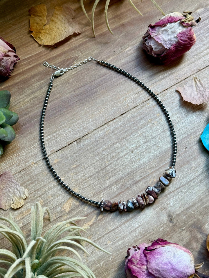 14” Wild Horse Choker – Sterling Silver Pearls Choker Shopify Collective The Bijoux FAB Jewelry The Bijoux FAB Jewelry