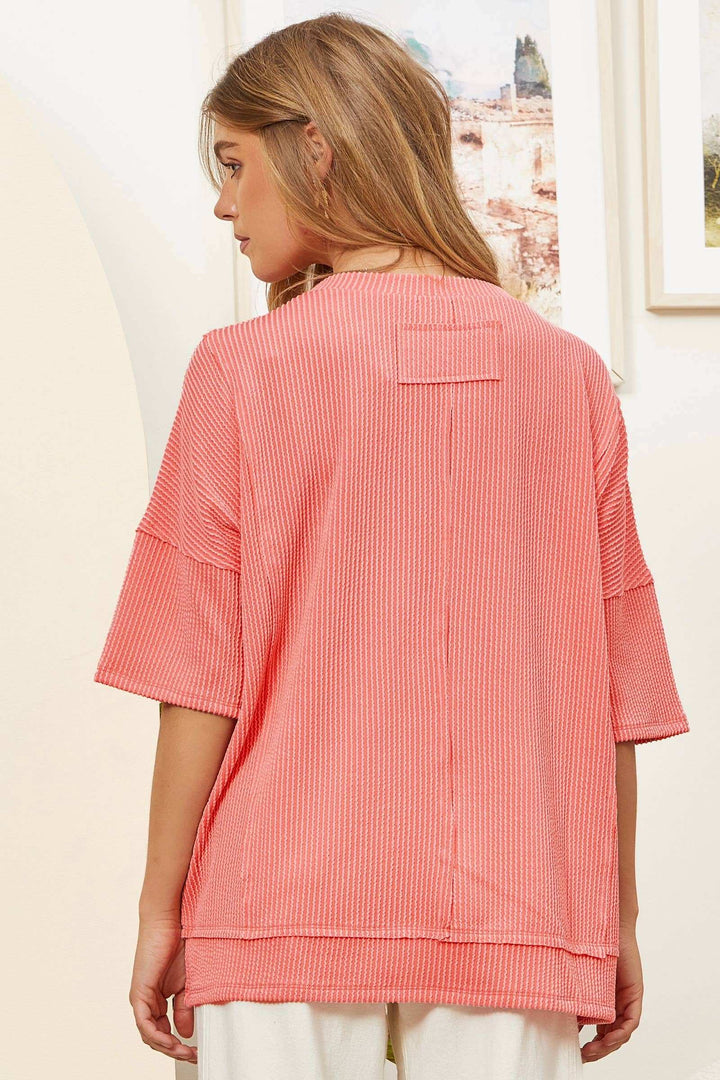Half Sleeve Relaxed Pocket Blouse 20% off Andrée by Unit