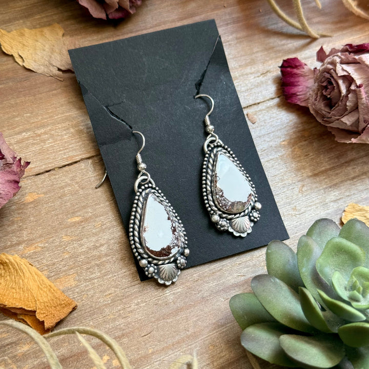 49 - Sterling Silver Wild Horse Jasper Dangle Earrings by Shay Pfeiffer Earrings Shopify Collective The Bijoux FAB Jewelry The Bijoux FAB Jewelry