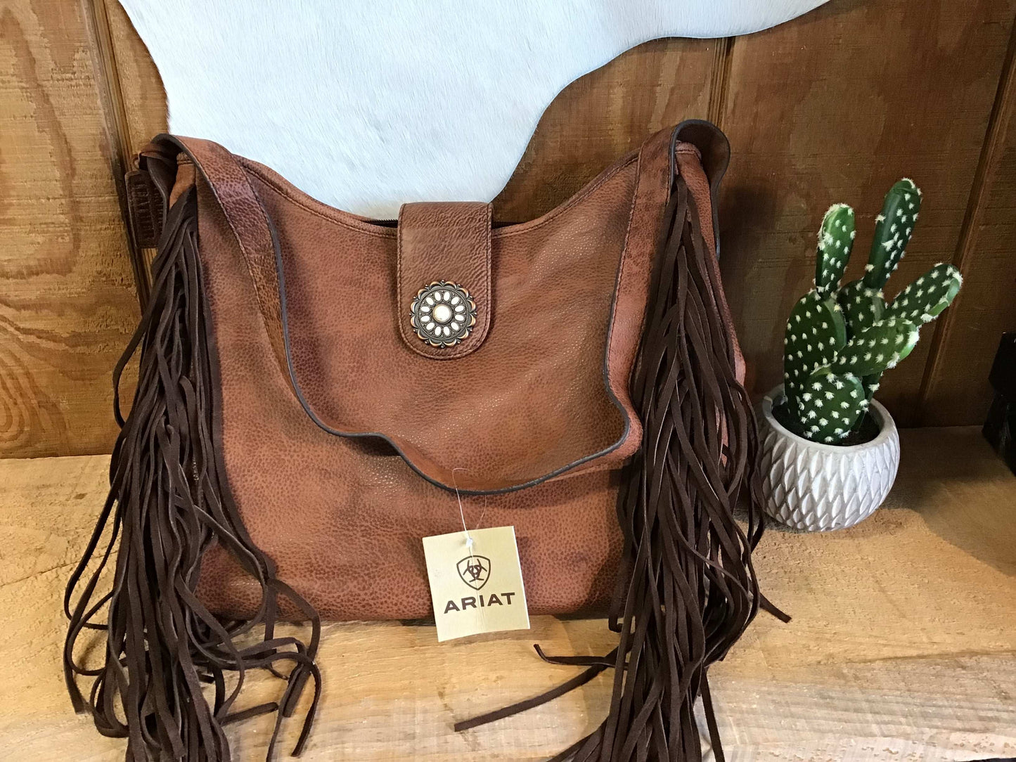 Ariat Betsy Shoulder Bag With Fringe A770020602 Handbag & Wallet Accessories Ariat