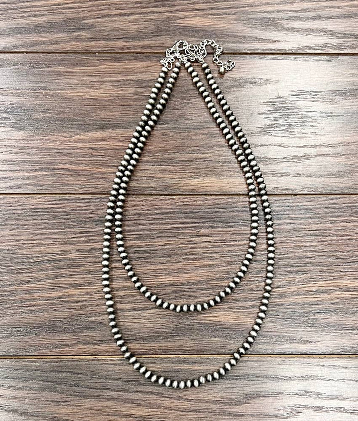 738071, Handmade 24" Navajo Bead Necklace NECKLACE ISAC Trading Inc