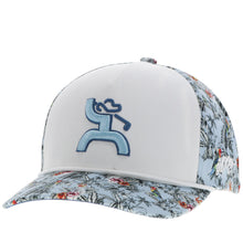 Load image into Gallery viewer, HOOEY
&quot;COWBOY GOLF&quot; HAT WHITE/FLORAL PATTERN
