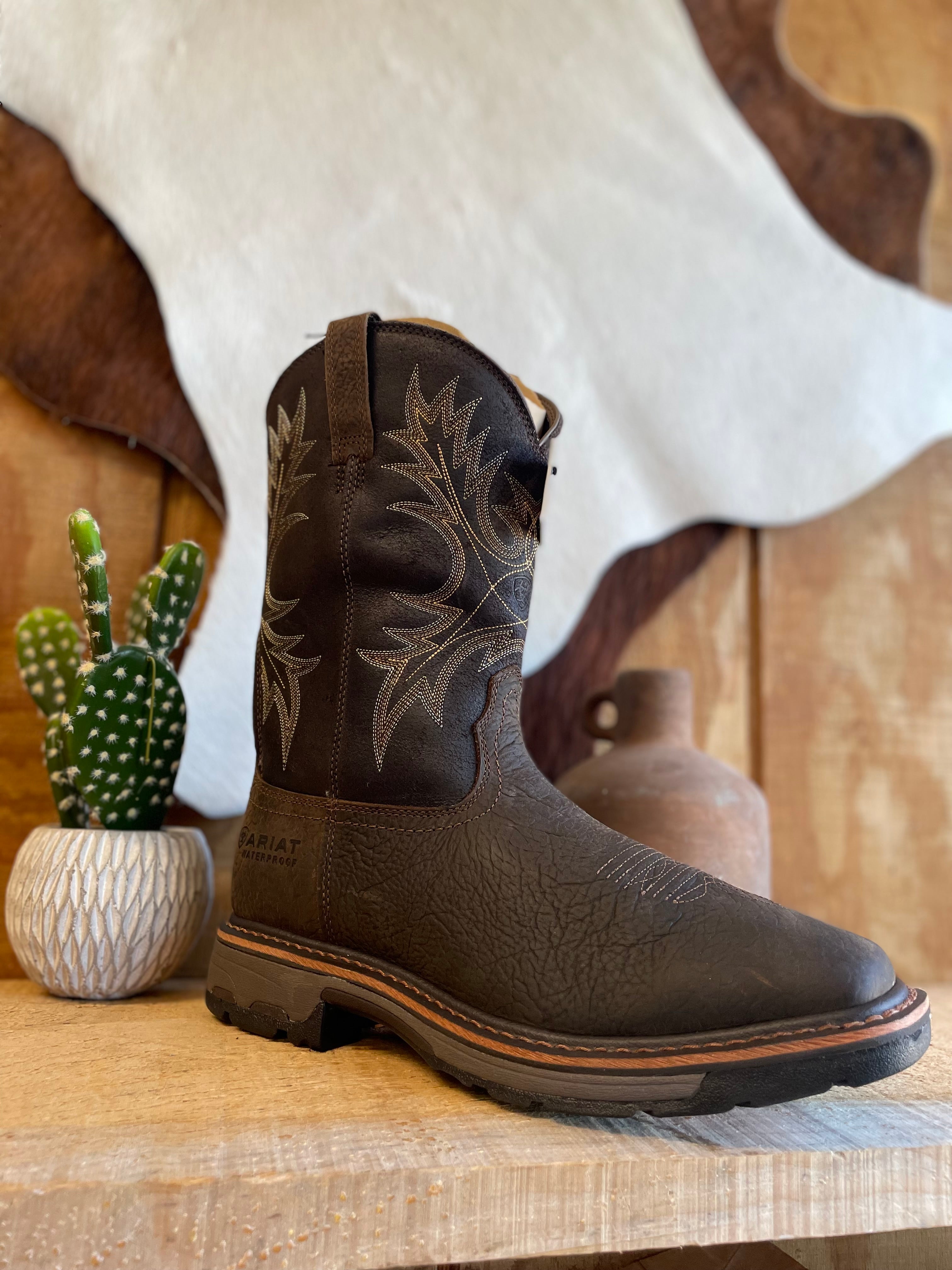 Ariat workhog waterproof work boot online