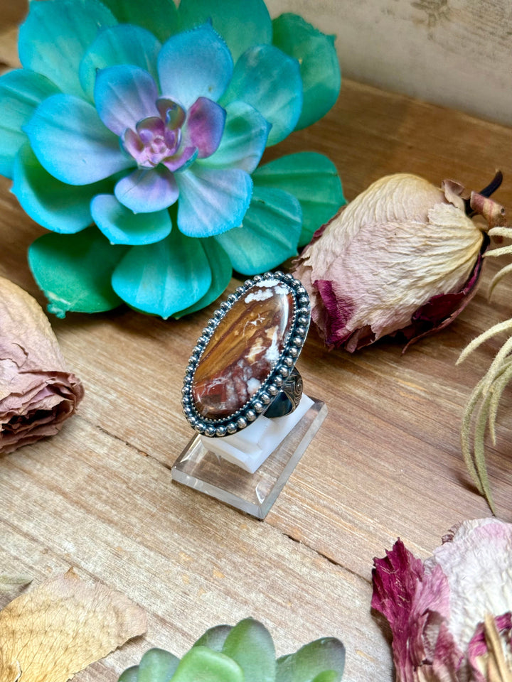 MJ Wild Horse Sterling Silver Ring – Adjustable Oval Ring Shopify Collective The Bijoux FAB Jewelry The Bijoux FAB Jewelry