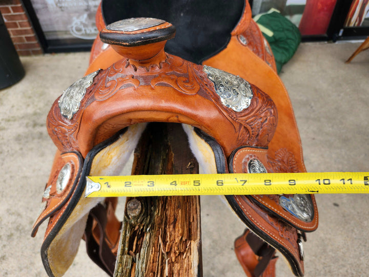 17" Hereford Tex Tan Show Saddle - Double C Western SupplyTex Tan