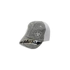 ARIAT INFANT BABY LOGO GREY WHITE - HATS CAP caps M & F