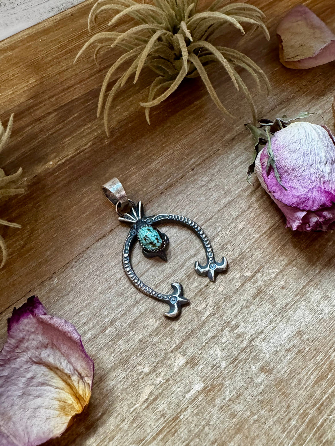 Naja Pendant with Turquoise – Sterling Silver Pendant Shopify Collective The Bijoux FAB Jewelry The Bijoux FAB Jewelry