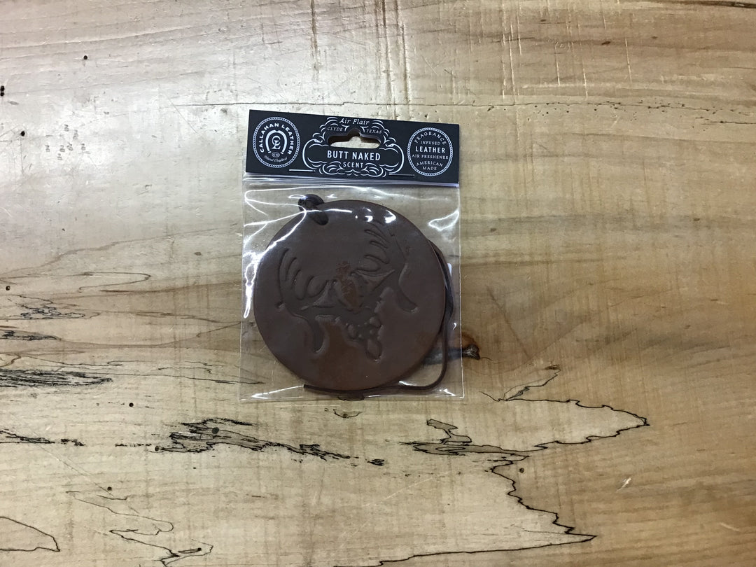 Fragrance Leather Round Antler Brown Butt Naked Callahan Leatherpress