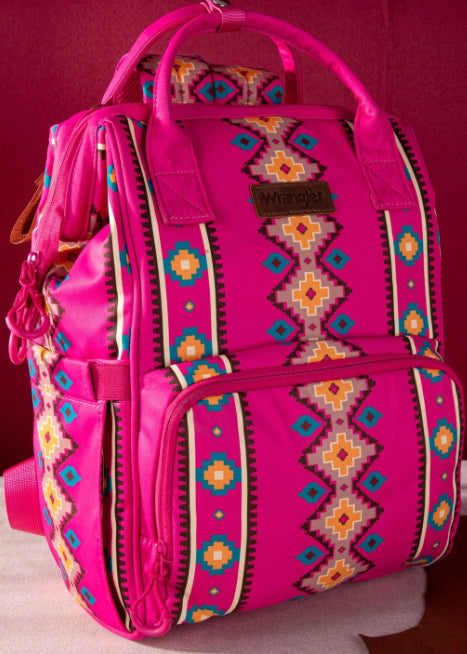 Wrangler Aztec Printed Callie Backpack Wrangler