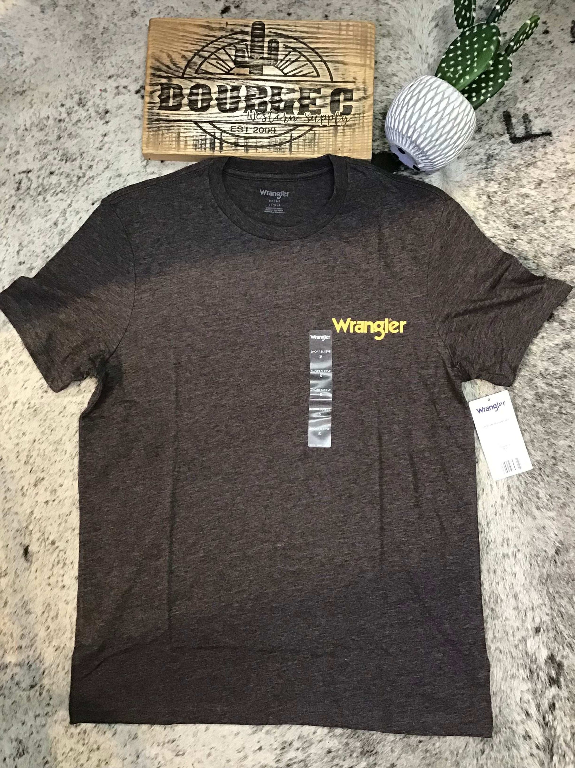 Wrangler® Graphic Short Sleeve T-shirt - Regular Fit - Ganache Heather T-Shirt Wrangler