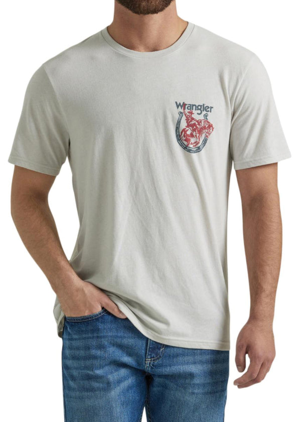 Wrangler® Short Sleeve T-Shirt - Regular Fit - Lunar Rock