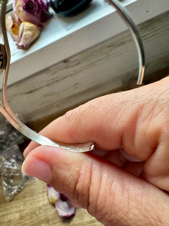Multistone Cuff Bracelet – Malachite, Spiny Oyster, or Pink Opal – Sterling Silver - pick yours Bracelets Shopify Collective The Bijoux FAB Jewelry The Bijoux FAB Jewelry