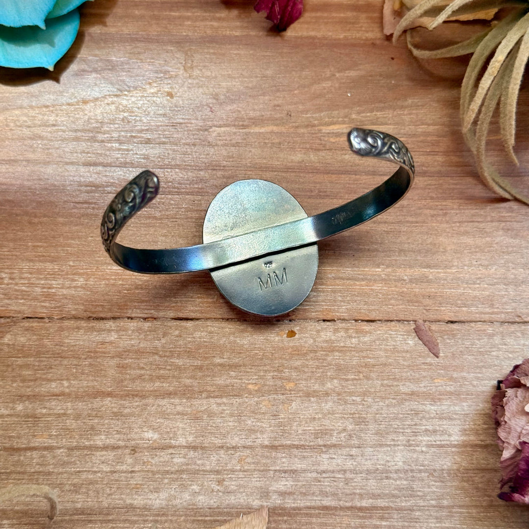 MJ Royston Turquoise Statement Cuff cuff Shopify Collective The Bijoux FAB Jewelry The Bijoux FAB Jewelry