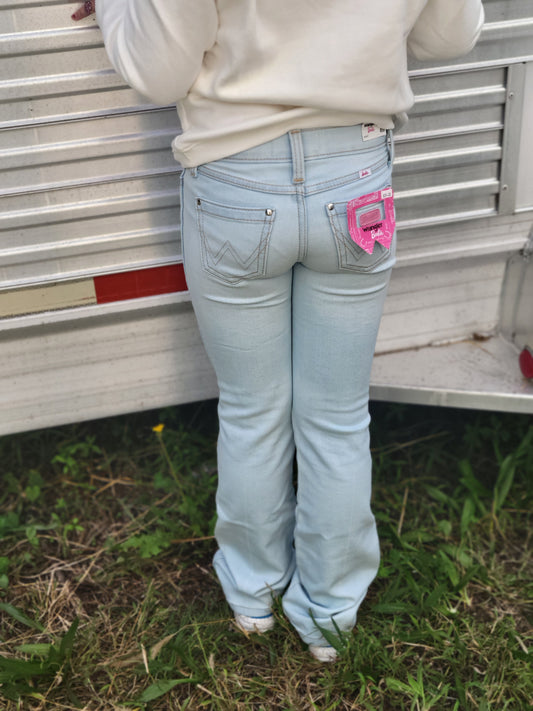 Wrangler® X Barbie Flare/Boot Kids Jean - Denim Jeans Wrangler Barbie