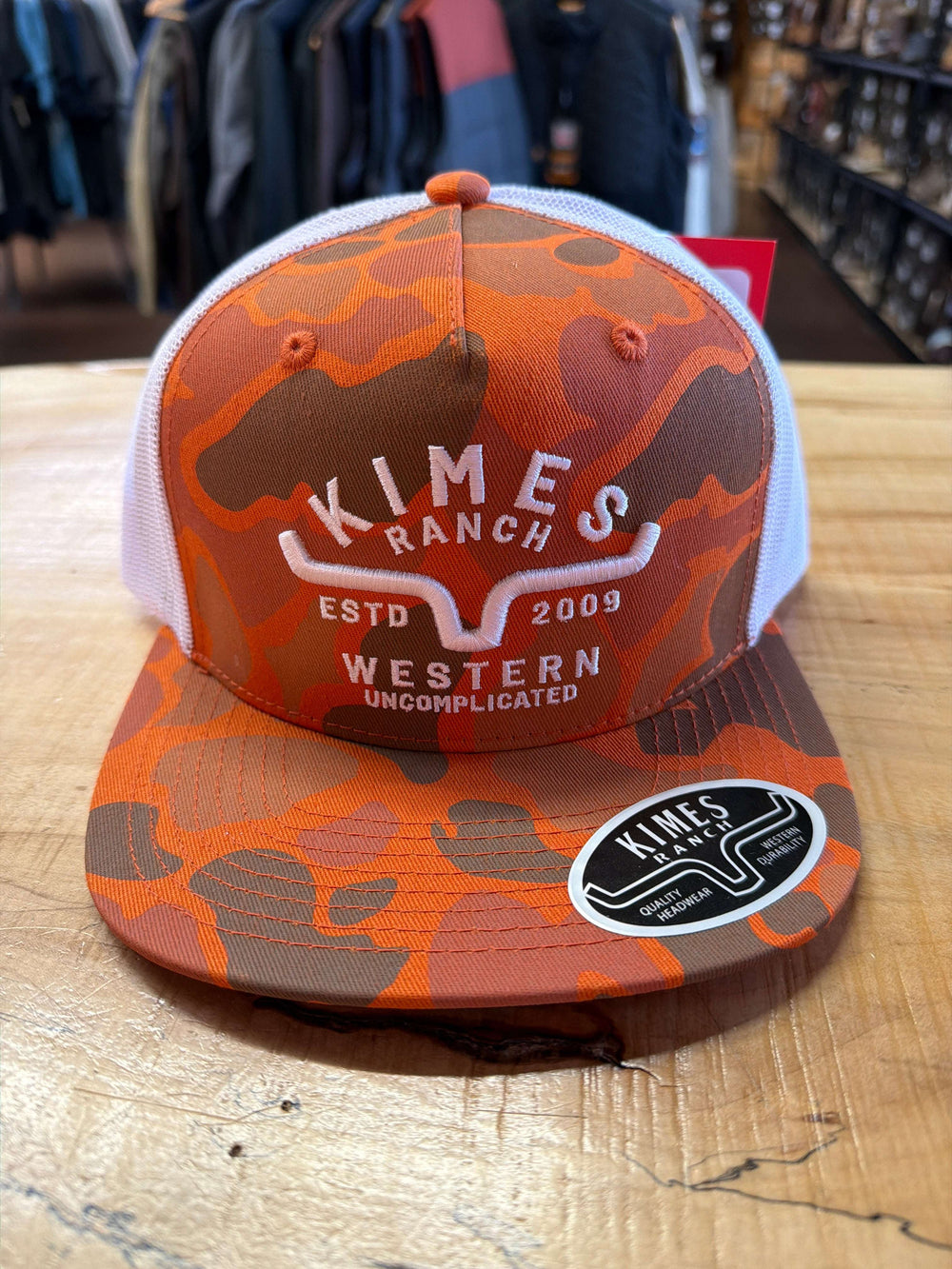 Kimes Ranch Grandview Snapback in Orange Caps caps Kimes Cinch