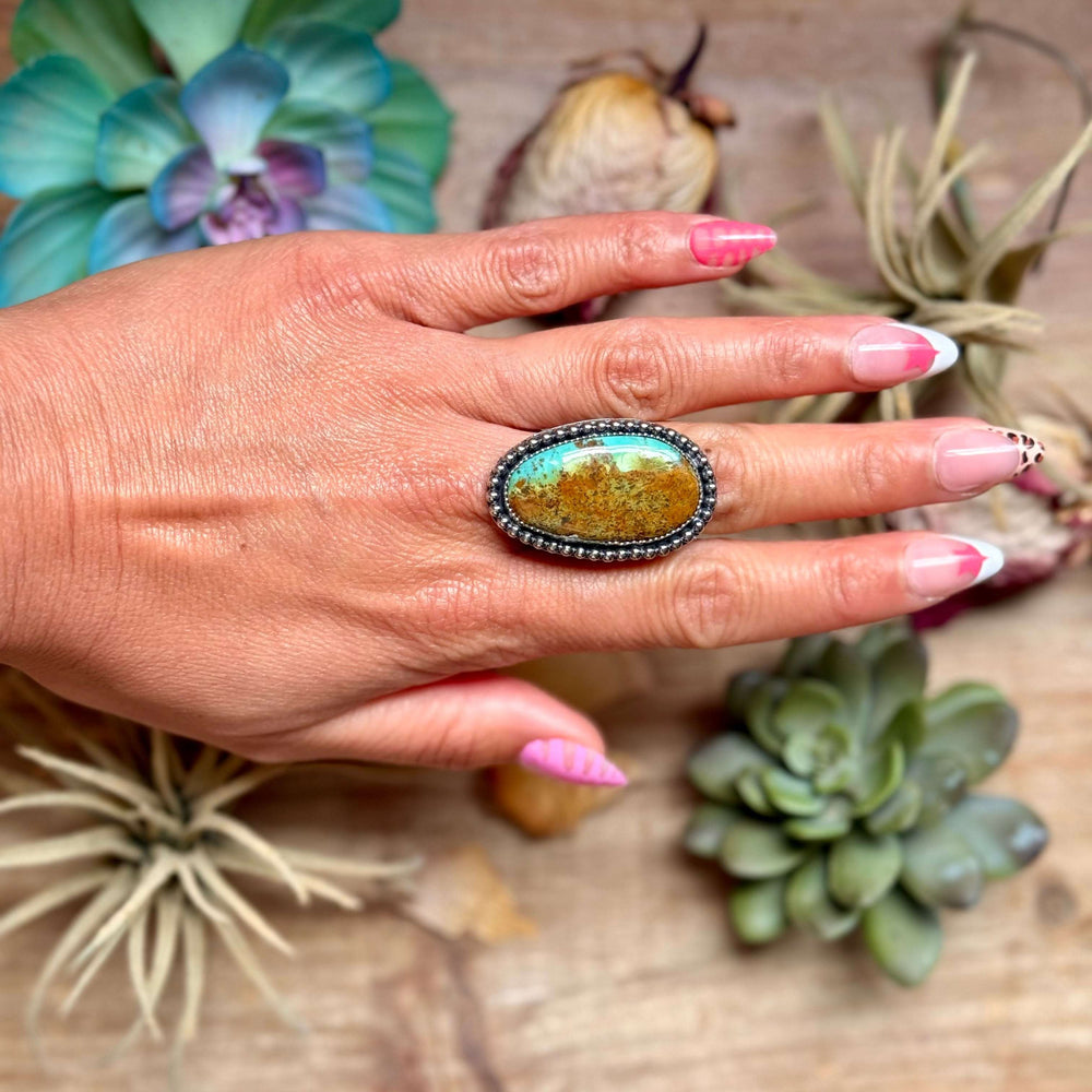 MJ Turquoise Ring – Sterling Silver Ring Shopify Collective The Bijoux FAB Jewelry The Bijoux FAB Jewelry