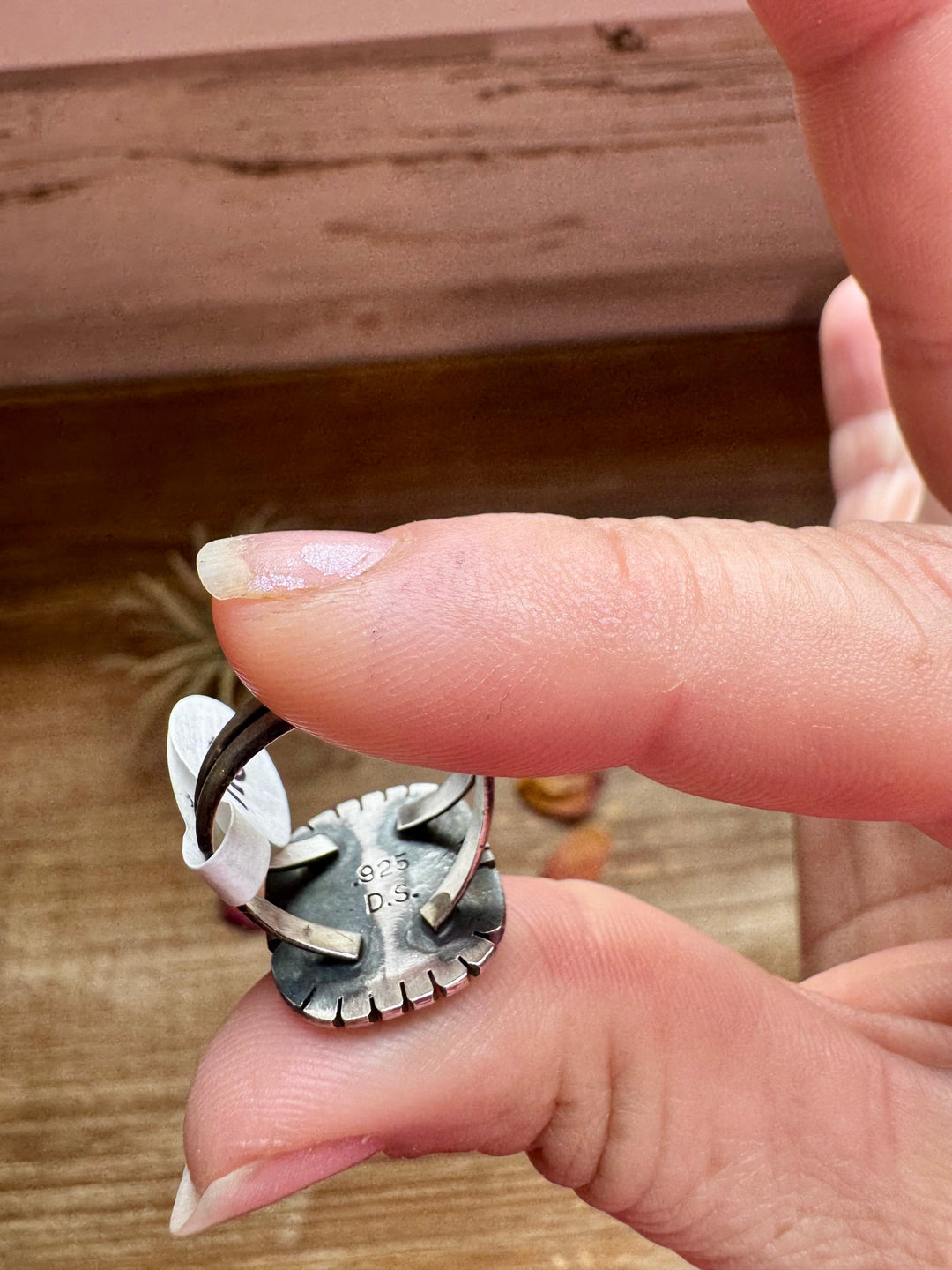 Ring - Size 5 1/2 -Red Spiny & Sterling Silver ring Shopify Collective The Bijoux FAB Jewelry The Bijoux FAB Jewelry