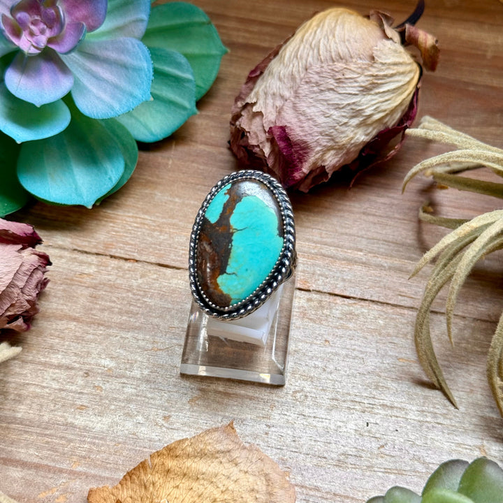 MJ Turquoise Ring – Sterling Silver Ring Shopify Collective The Bijoux FAB Jewelry The Bijoux FAB Jewelry