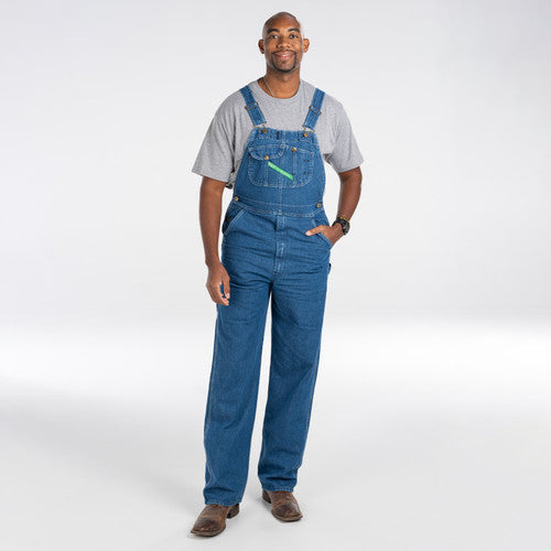 Denim Men's Bib Overall - Enzyme Washed 272-42 Overalls Key