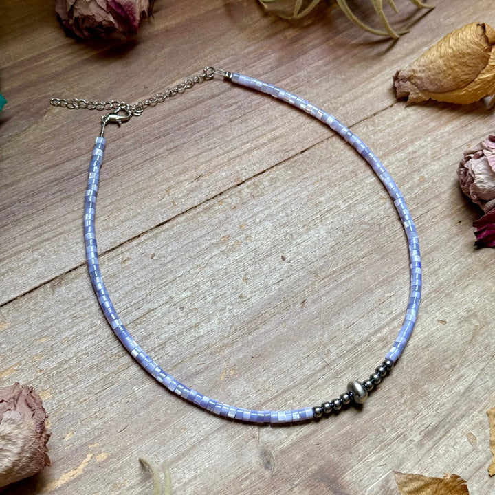 Purple Shell Necklace – 15" Necklaces Shopify Collective The Bijoux FAB Jewelry The Bijoux FAB Jewelry