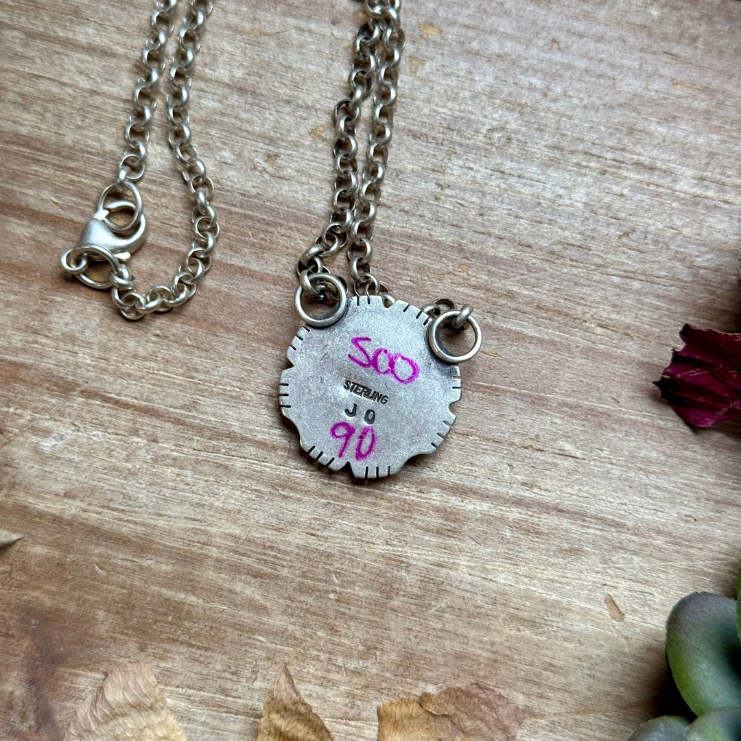 90 - Sterling Silver Indian Head Penny Framed Fixed Chain Necklace by Jason Ogg Necklaces Shopify Collective The Bijoux FAB Jewelry The Bijoux FAB Jewelry