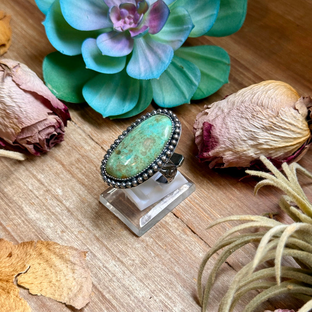 MJ Turquoise Ring – Sterling Silver Ring Shopify Collective The Bijoux FAB Jewelry The Bijoux FAB Jewelry