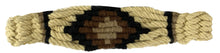 Load image into Gallery viewer, Adjustable Mohair Wool Bronc Halter - Cream/Brown
