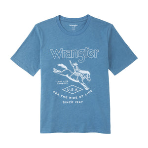 Wrangler® Boys T-Shirt - Provincial Blue