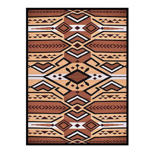 Large Southwest Design print area rug. Measures 5' x 6.5' 32482 Rug Shiloh