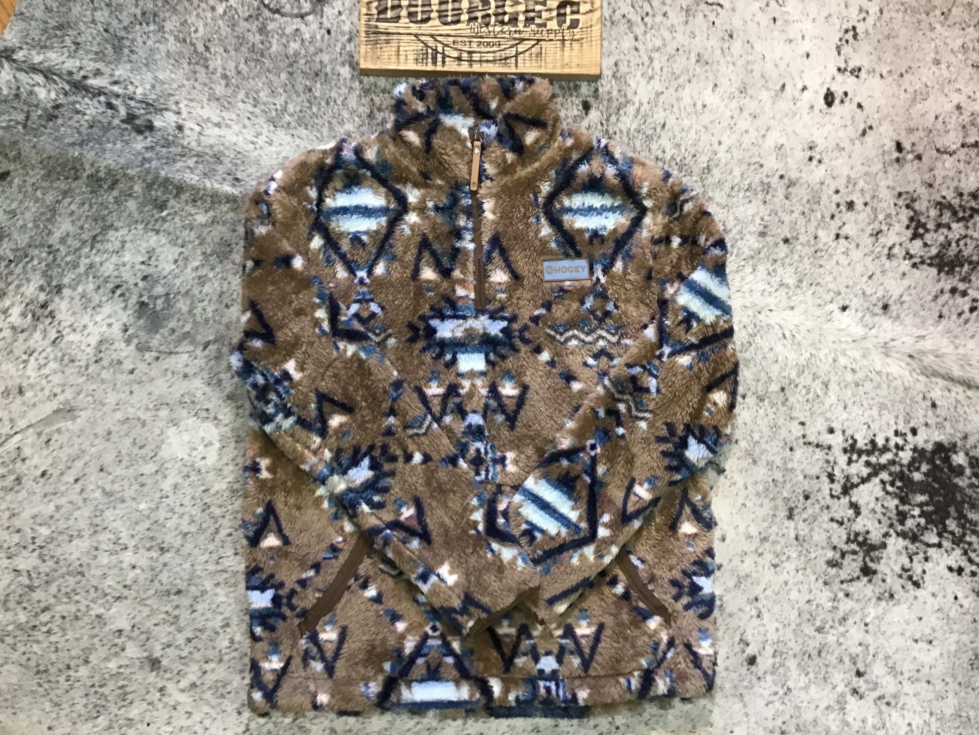 Hooey Telluride Fleece Pullover Ladies HFP026BRAZ Pullover Hooey