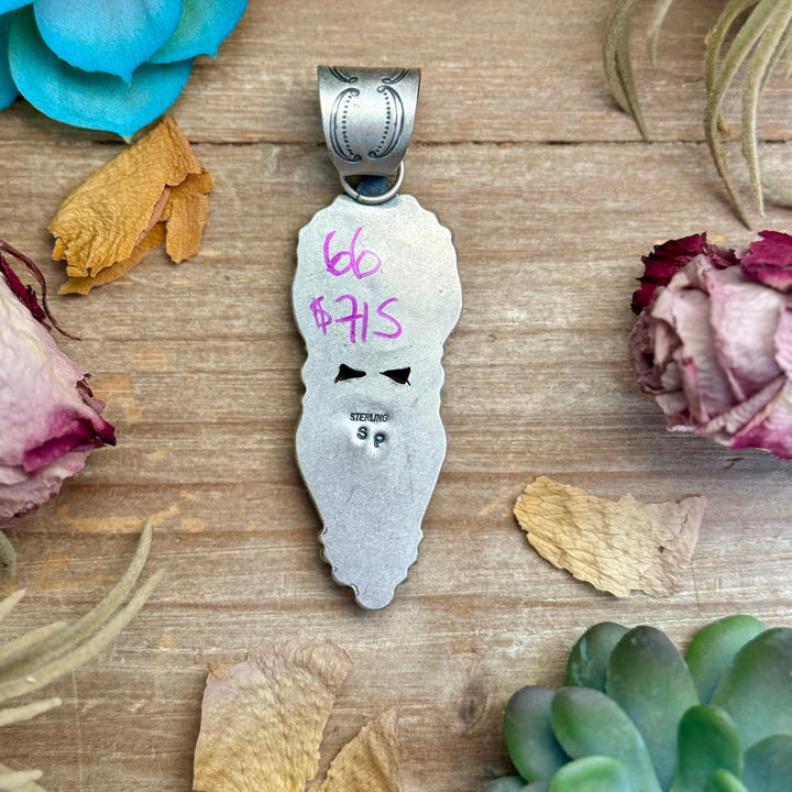 66 - Sterling Silver Royston Turquoise & Indian Head Penny Pendant by Shay Pfeiffer Pendant Shopify Collective The Bijoux FAB Jewelry The Bijoux FAB Jewelry