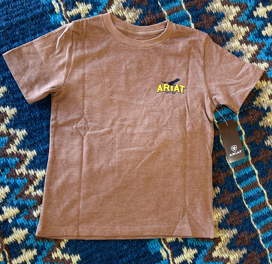 YTH Ariat Bison Sketch Shield T-Shirt