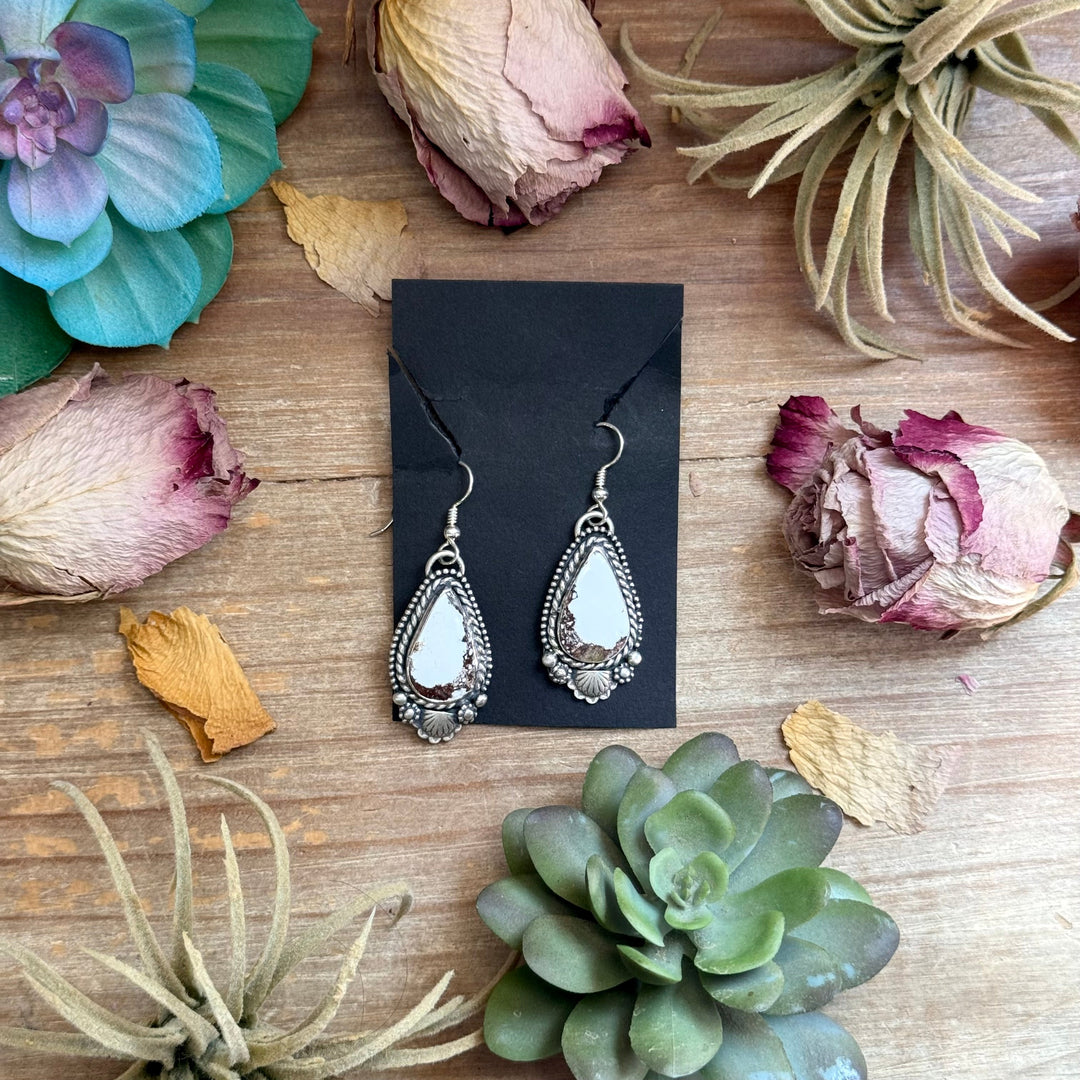 49 - Sterling Silver Wild Horse Jasper Dangle Earrings by Shay Pfeiffer Earrings Shopify Collective The Bijoux FAB Jewelry The Bijoux FAB Jewelry