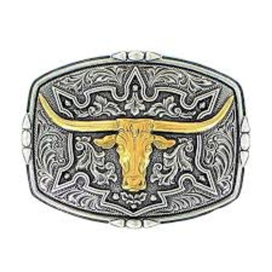 NOCONA MENS LONGHORN BUCKLE - ACC BUCKLE 