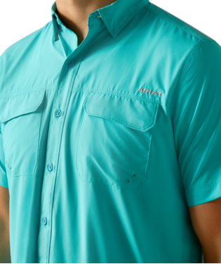 Ariat MNS VentTEK Outbound Fitted Shirt DRIFT TURQUOISE Ariat