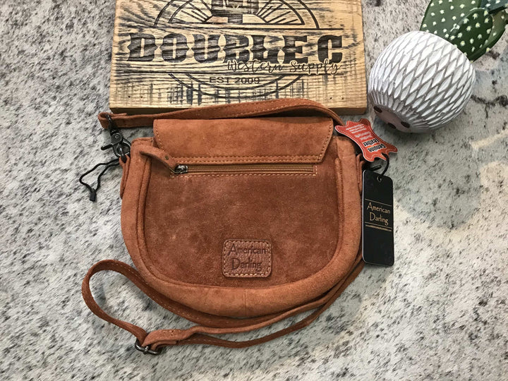 Crossbody Genuine Western Leather Women Bag Purse Women's american darling