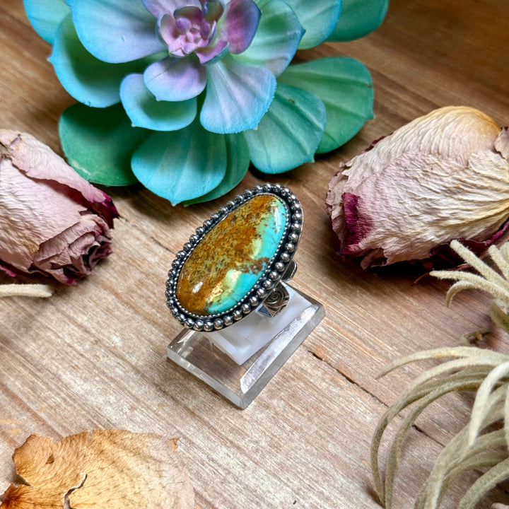 MJ Turquoise Ring – Sterling Silver Ring Shopify Collective The Bijoux FAB Jewelry The Bijoux FAB Jewelry