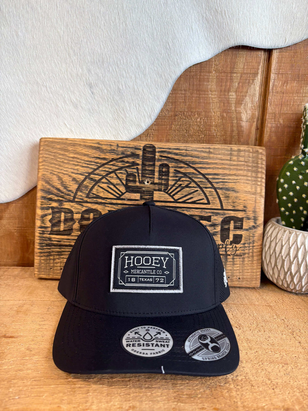 Hooey Doc Trucker Cap Black 2502-BK Cap Hooey