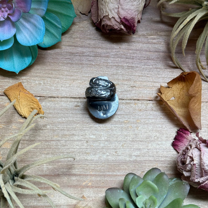 Mj Ring - Black Jack Teardrop Ring Ring Shopify Collective The Bijoux FAB Jewelry The Bijoux FAB Jewelry