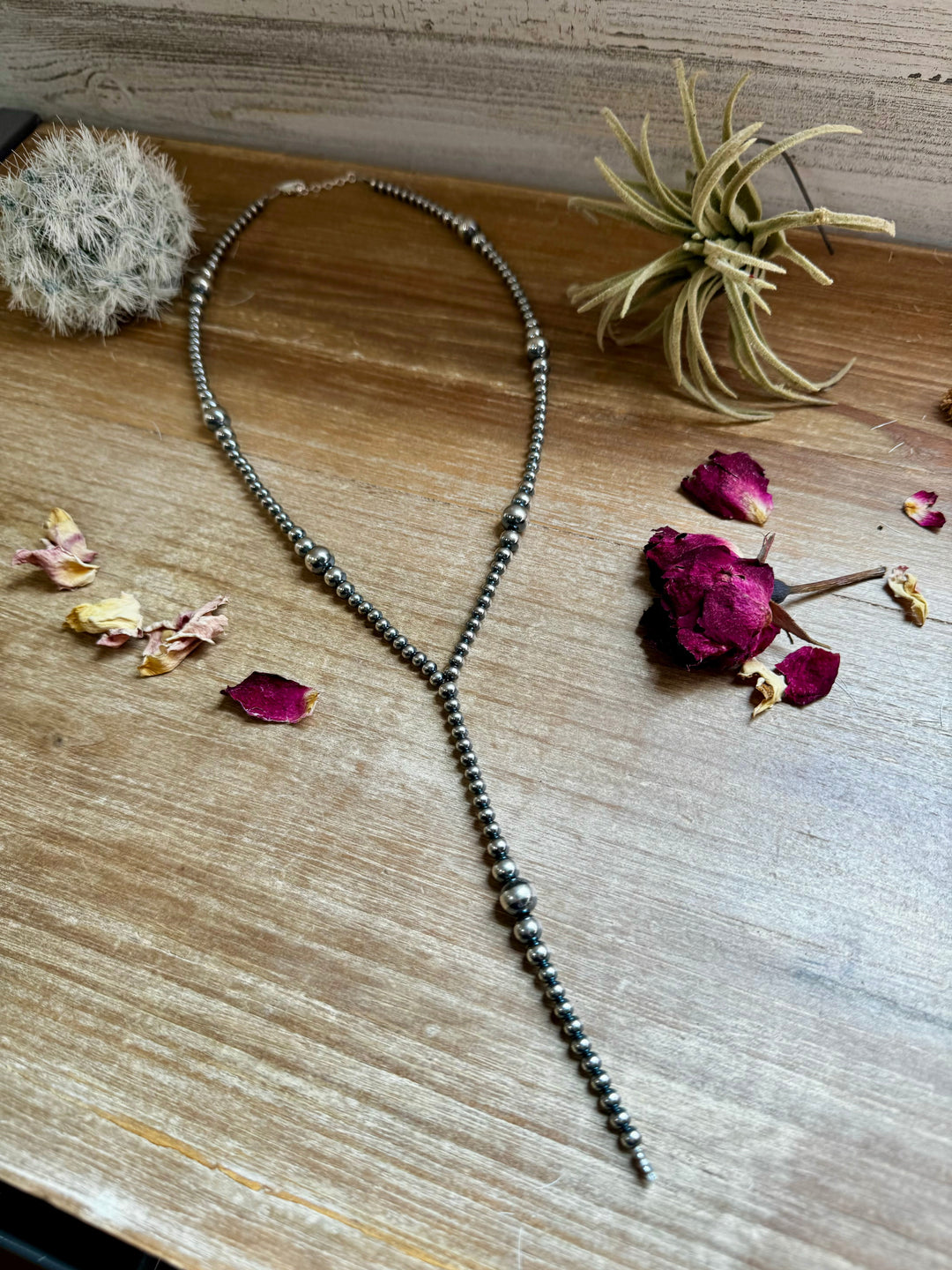 Lariat graduated sterling silver pearl necklaces Shopify Collective The Bijoux FAB Jewelry The Bijoux FAB Jewelry