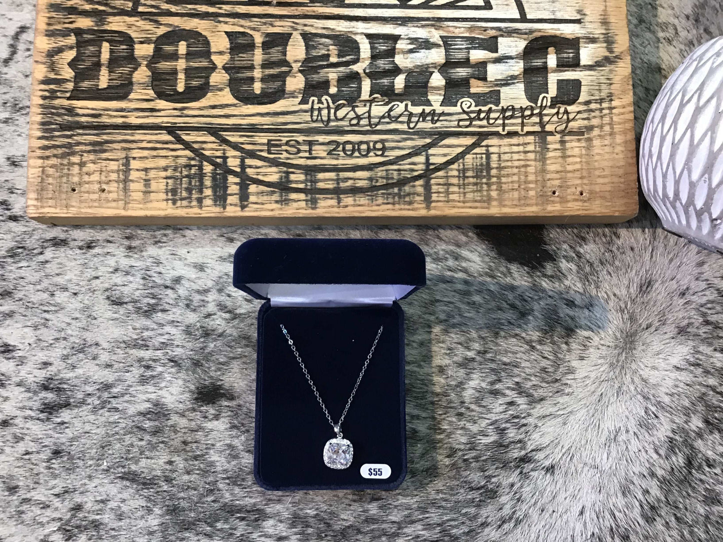 Montana Silversmiths Marquee Lights Crystal Necklace necklace mom dad grads Women's Montana Silversmiths