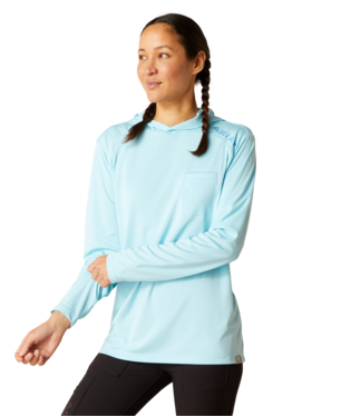 WMS Rebar Sunblocker Hooded T-Shirt Hoodie Women's Ariat