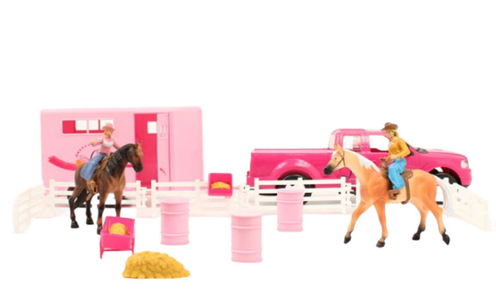 Big Time Rodeo Barrel Racing Play Set 50644 Toy M & F