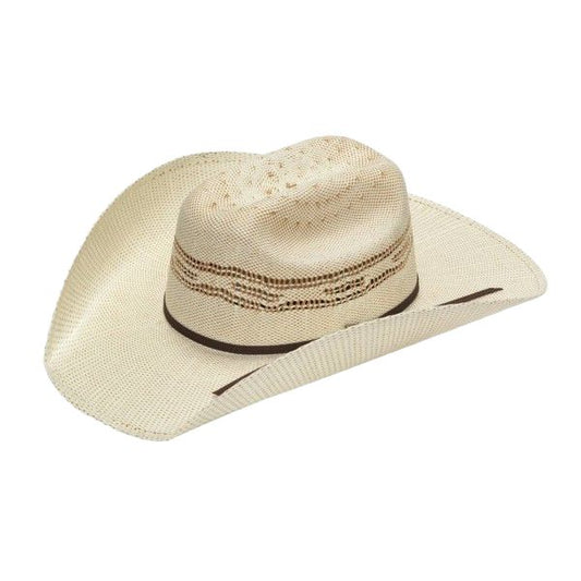 Twister Children's Cattleman Bangora Tan Straw Western Hat T71630 Cowboy Hat M & F