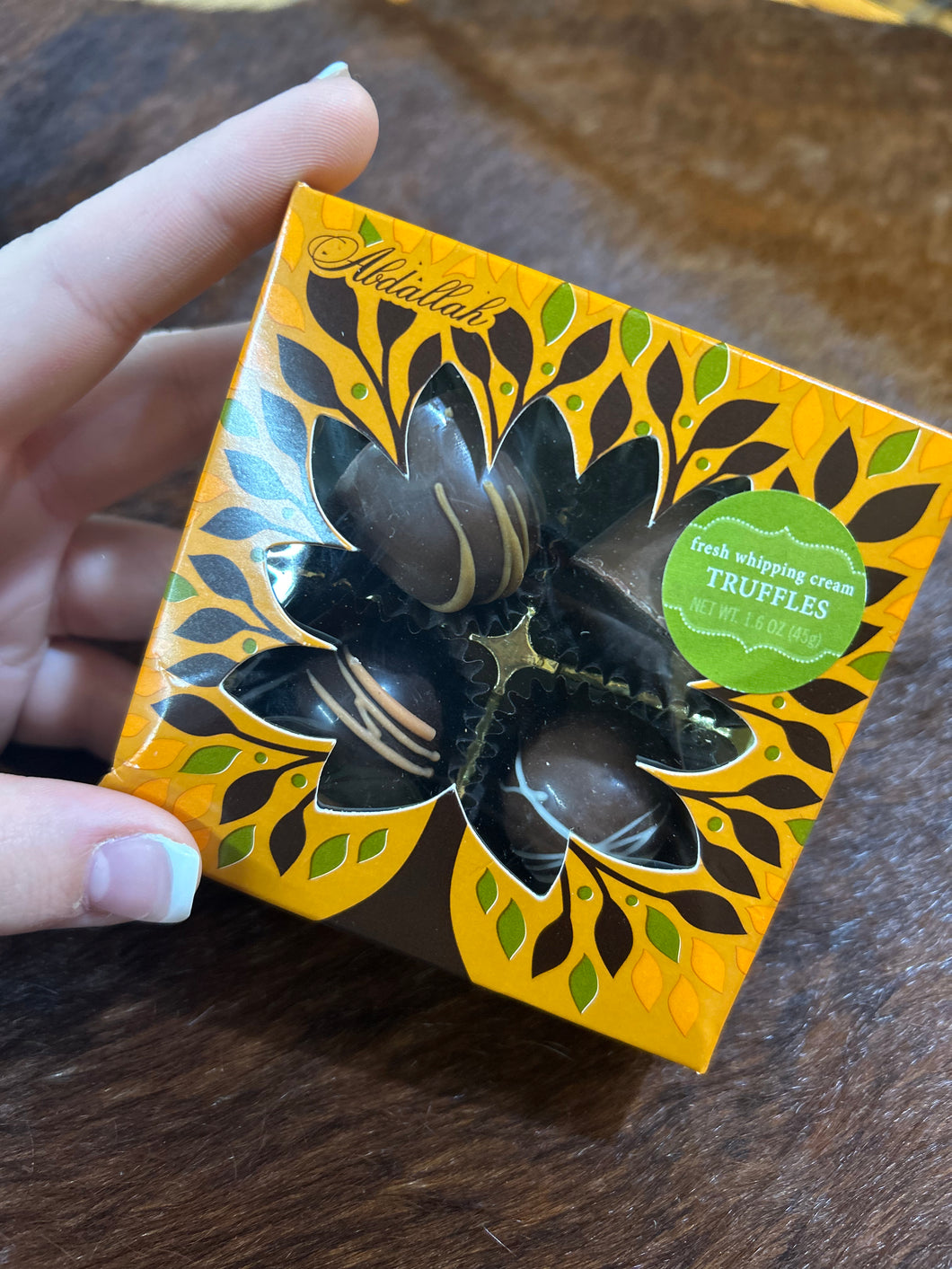 Autumn mini truffle box